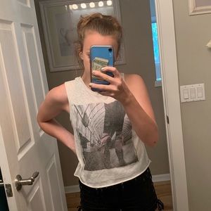 forever 21 dance cropped tank top